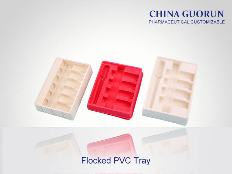 Flocked PVC Tray
